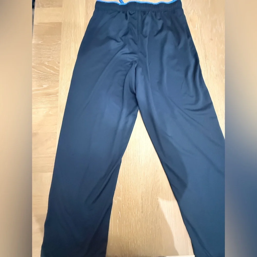 Men's Charcoal Joggers with Blue Accents